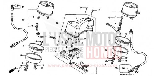 MESSGERAET (1) CB250R de 1994